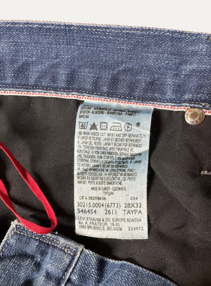 Vintage Levi's Twisted Slim Jeans in blue, men's, size W28 L32 – second-hand