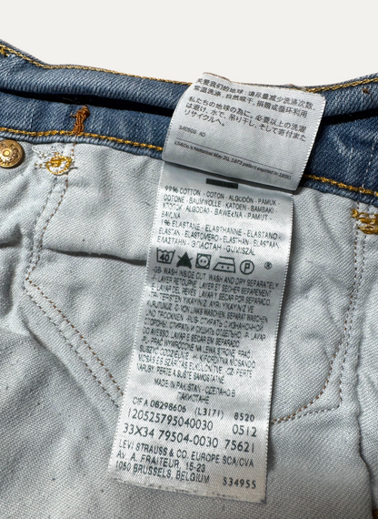Vintage Levi's 511 Slim Jeans in blue, men's, size W33 L34 – second-hand