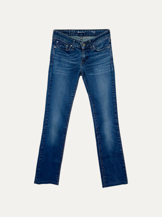 Vintage Levi's Demi Curve Slim Jeans in blue, women's, size W25 L34 – second-hand