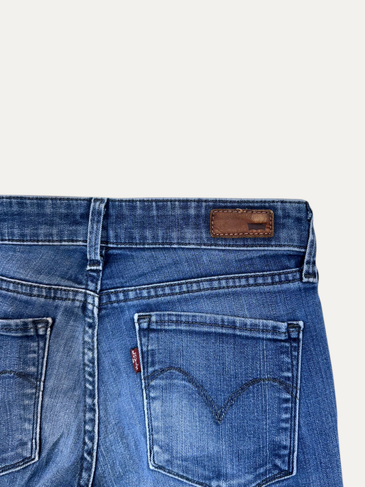 Vintage Levi's Demi Curve Slim Jeans in blue, women's, size W25 L34 – second-hand
