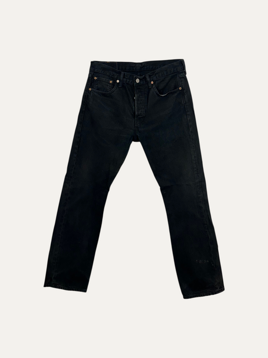 Vintage Levi's 501 Straight Jeans in black, unisex, size W30 L31 – second-hand