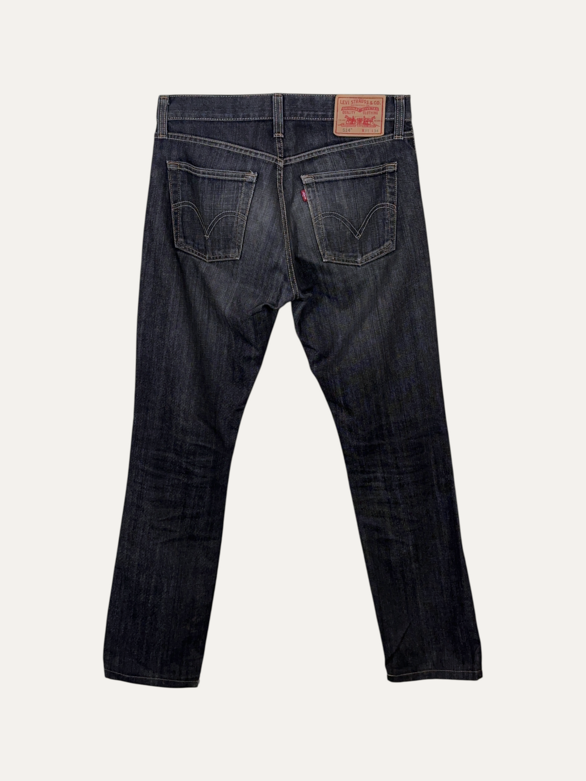 Vintage Levi's 514 Straight Jeans in blue, unisex, size W31 L34 – second-hand