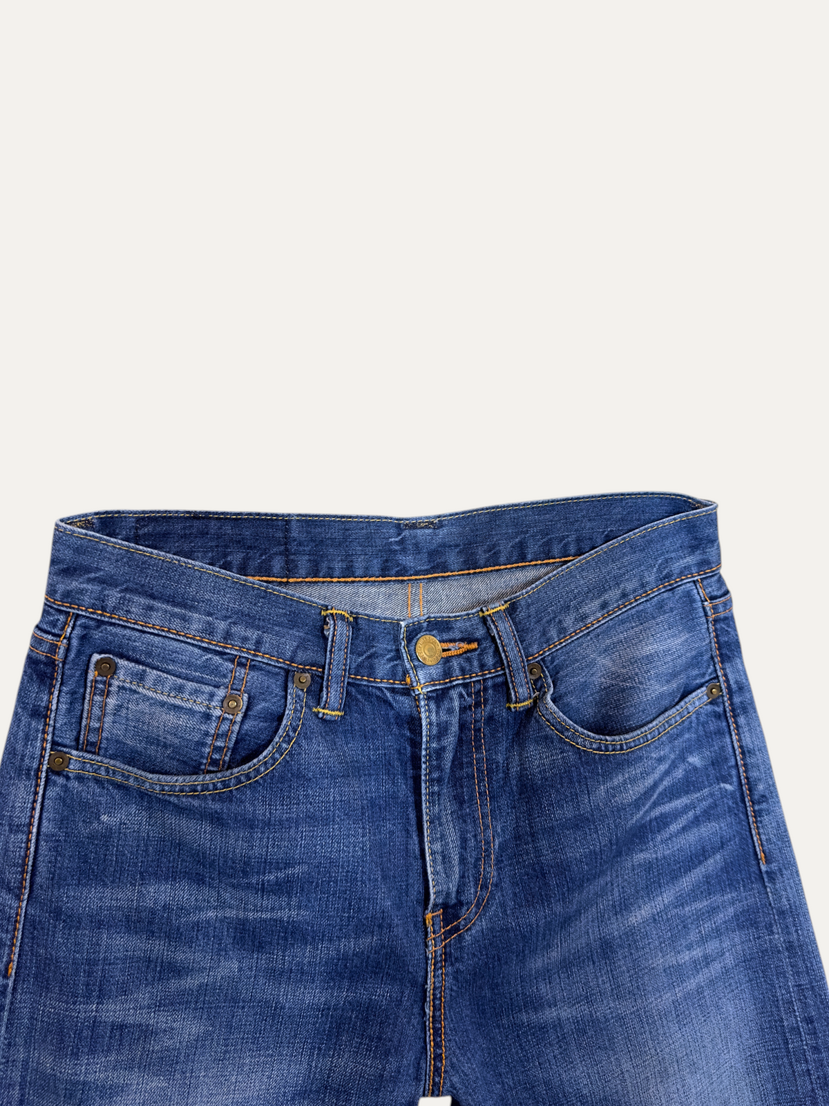 Vintage Levi's 508 Straight Jeans in blue, unisex, size W28 L32 – second-hand