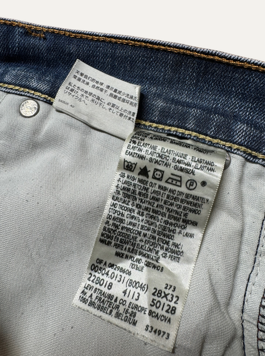 Vintage Levi's 511 Slim Jeans in blue, men's, size W28 L32 – second-hand