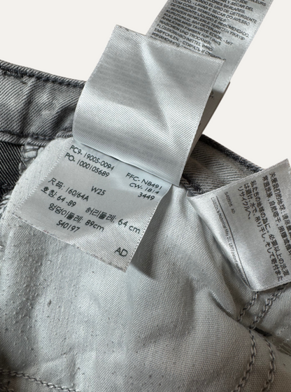Vintage Levi's Legging Skinny Jeans in grey, women's, size W25 – second-hand