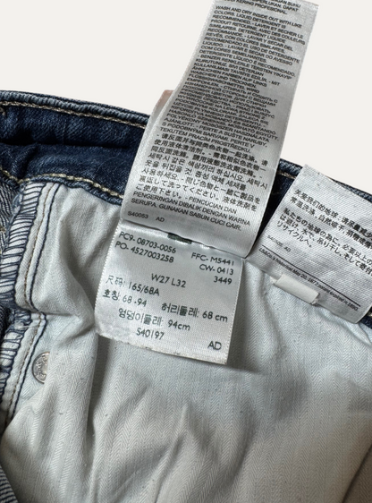 Vintage Levi's Skinny Jeans in blue, women's, size W27 L32 – second-hand