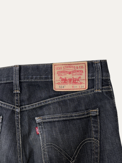 Vintage Levi's 514 Straight Jeans in blue, unisex, size W31 L34 – second-hand