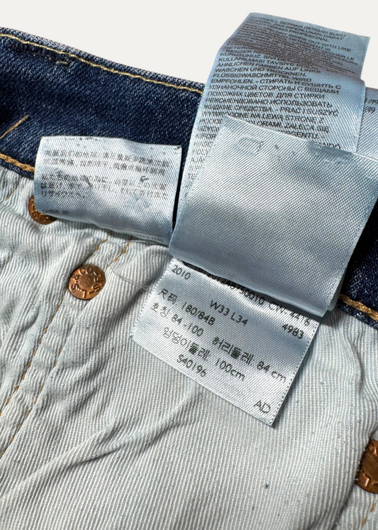 Vintage Levi's 519 Skinny Jeans in blue, men's, size W33 L34 – second-hand