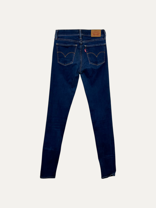 Vintage Levi's 710 Skinny Jeans in blue, women's, size W26 L30 – second-hand