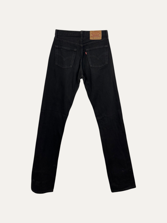Vintage Levi's 501 Straight Jeans in black, unisex, size W29 L34 – second-hand