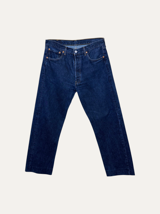 Vintage Levi's 501 Straight Jeans in blue, unisex, size W34 L36 – second-hand