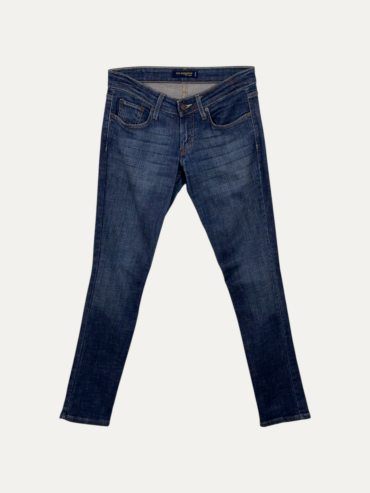 Vintage Levi's 524 Skinny Jeans in blue, men's, size W27 – second-hand
