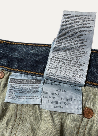 Vintage Levi's 501 Straight Jeans in blue, unisex, size W29 L32 – second-hand