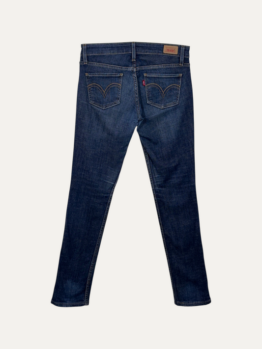 Vintage Levi's 524 Skinny Jeans in blue, men's, size W27 – second-hand