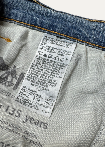 Vintage Levi's 511 Slim Jeans in blue, men's, size W34 L34 – second-hand