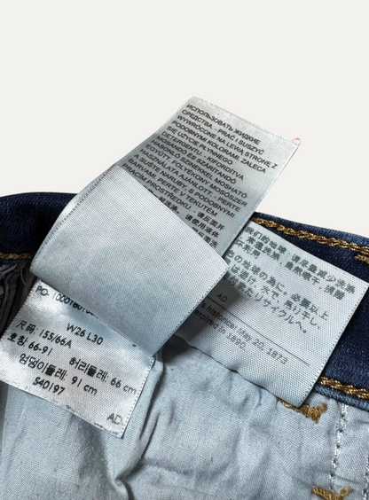Vintage Levi's 710 Skinny Jeans in blue, women's, size W26 L30 – second-hand