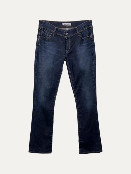 Vintage Levi's 470 Straight Jeans in blue, women's, size W33 L34 – second-hand