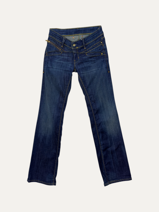 Vintage Levi's Low Waist Jeans in blue, women's, size W30 L32 – second-hand
