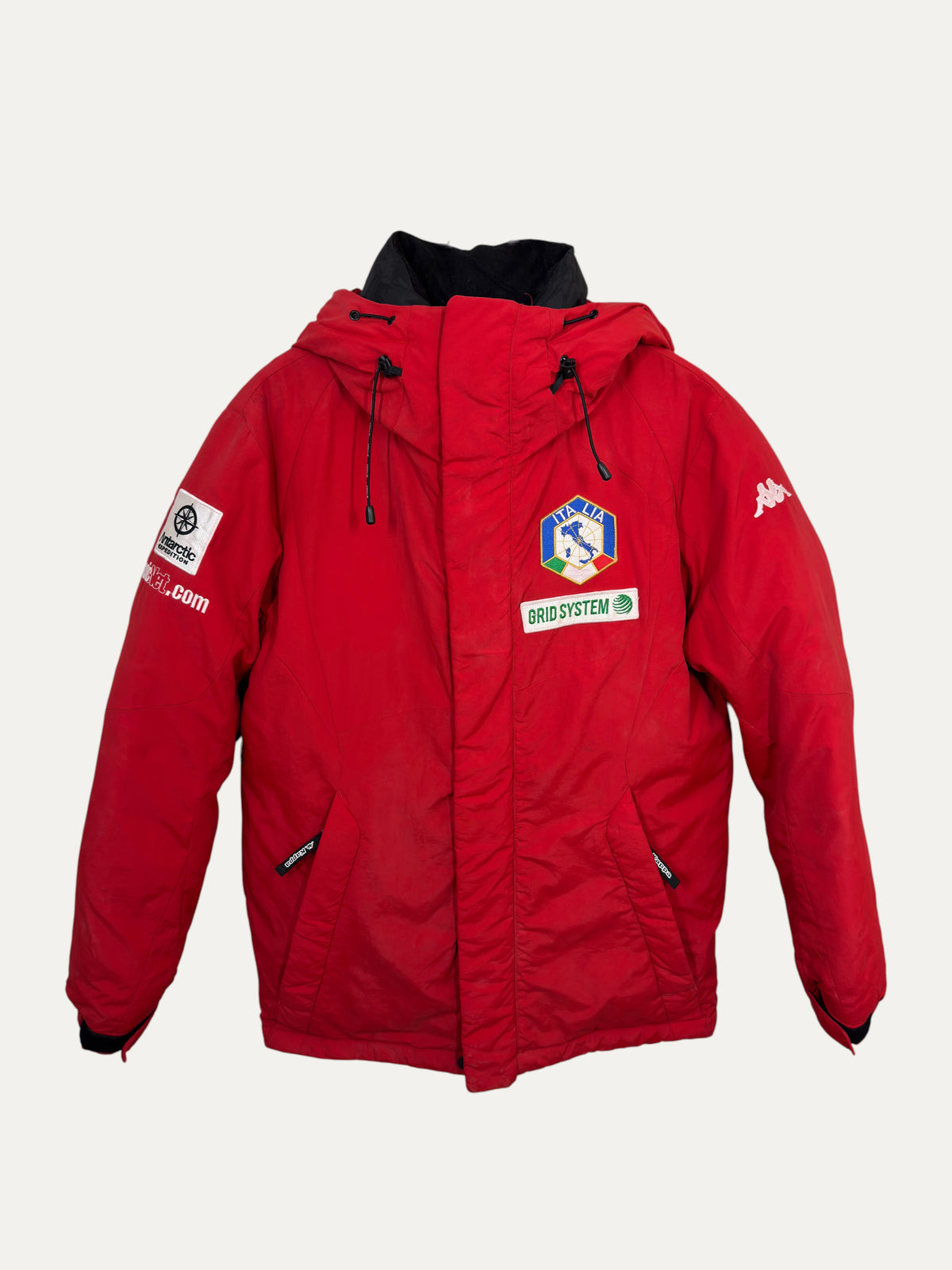 Vintage Kappa Jacket in red, unisex, size S – second-hand