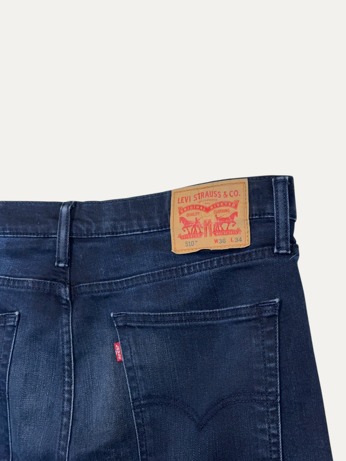 Vintage Levi's 510 Skinny Jeans in blue, men's, size W36 L34 – second-hand