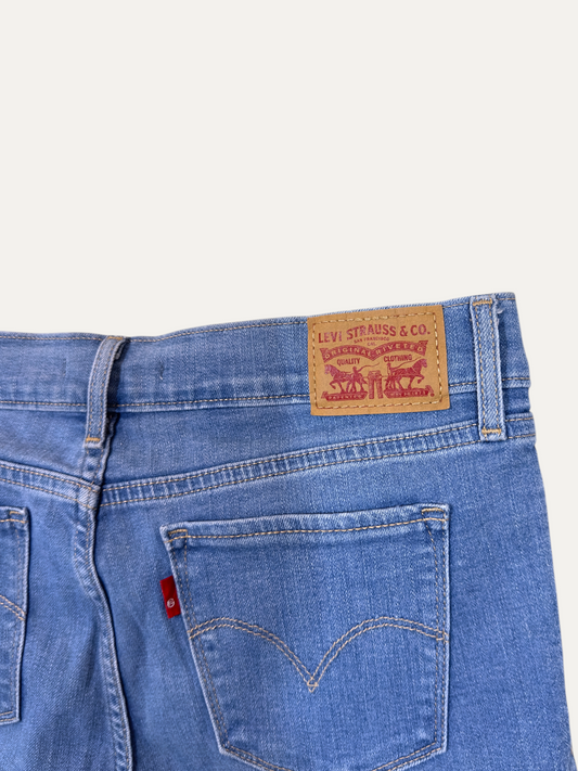 Vintage Levi's 711 Skinny Jeans in blue, women's, size W28 L30 – second-hand