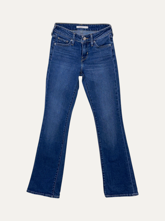 Vintage Levi's 715 Bootcut Jeans in blue, women's, size W23 – second-hand