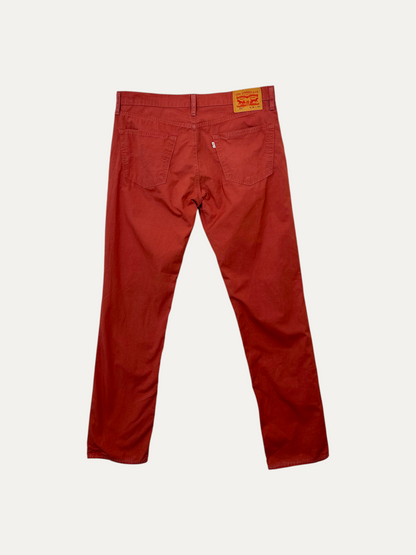 Vintage Levi's 511 Slim Jeans in red, men's, size W36 L34 – second-hand