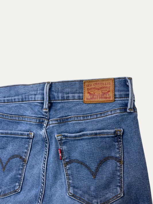 Vintage Levi's 710 Skinny Jeans in blue, women's, size W25 L32 – second-hand