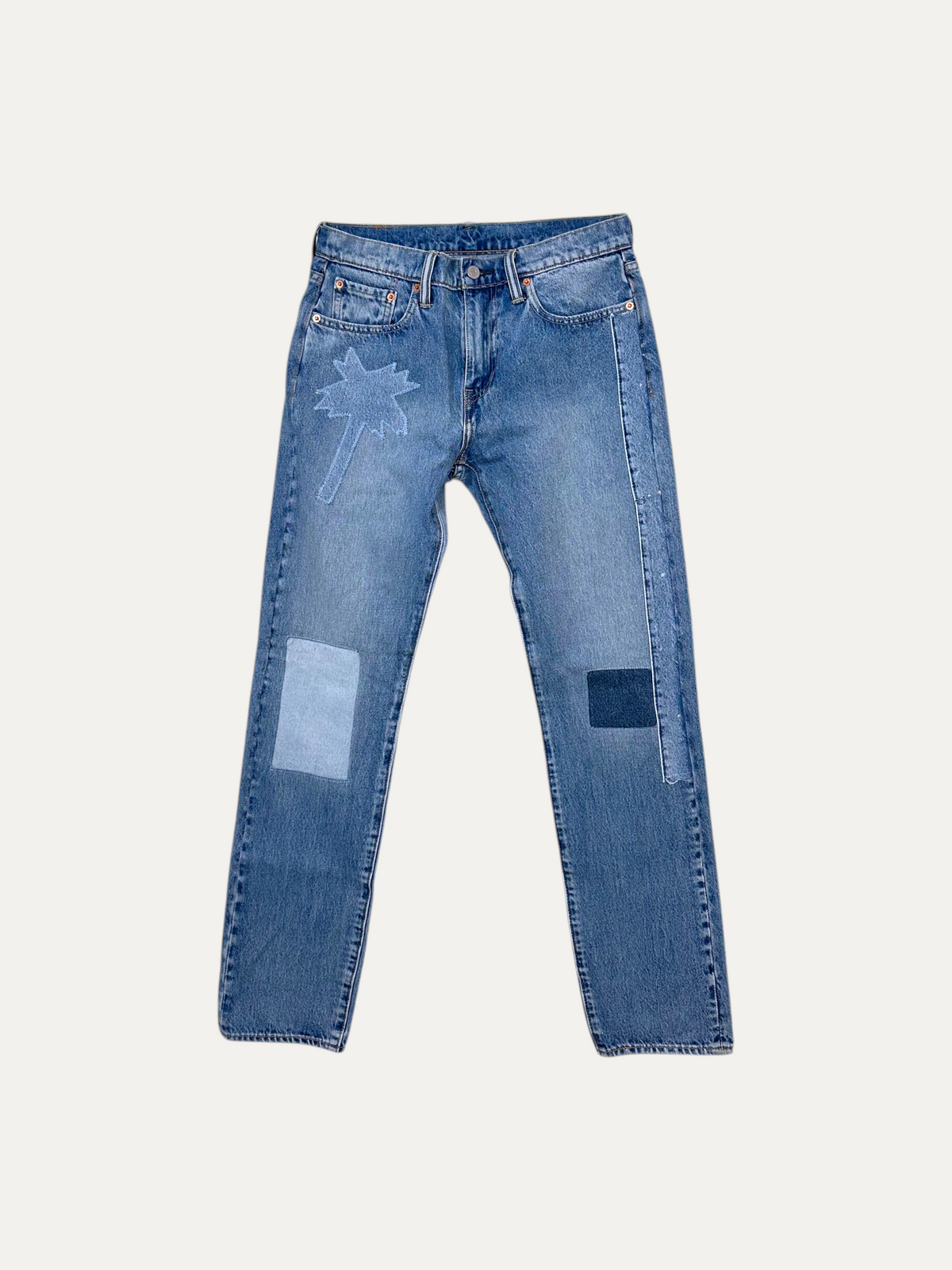 Vintage Levi's 502 Straight Jeans in blue, unisex, size W29 L32 – second-hand