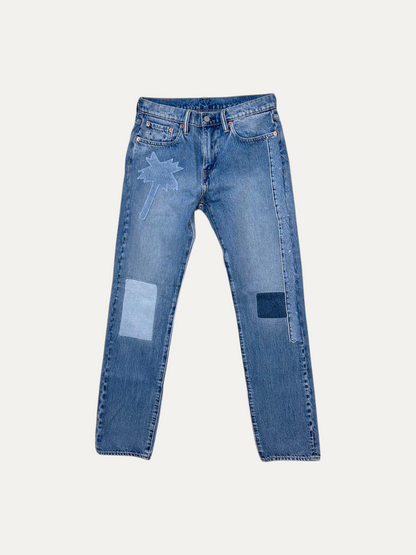 Vintage Levi's 502 Straight Jeans in blue, unisex, size W29 L32 – second-hand