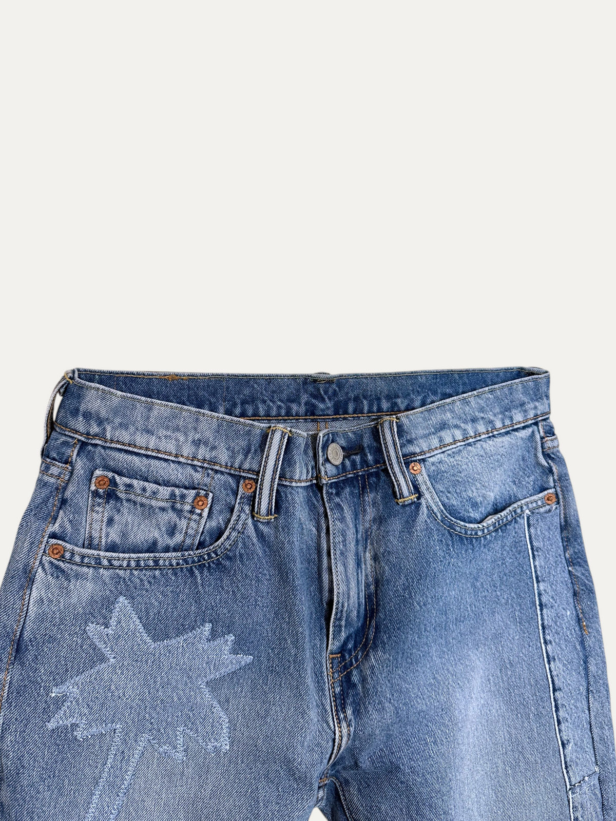 Vintage Levi's 502 Straight Jeans in blue, unisex, size W29 L32 – second-hand