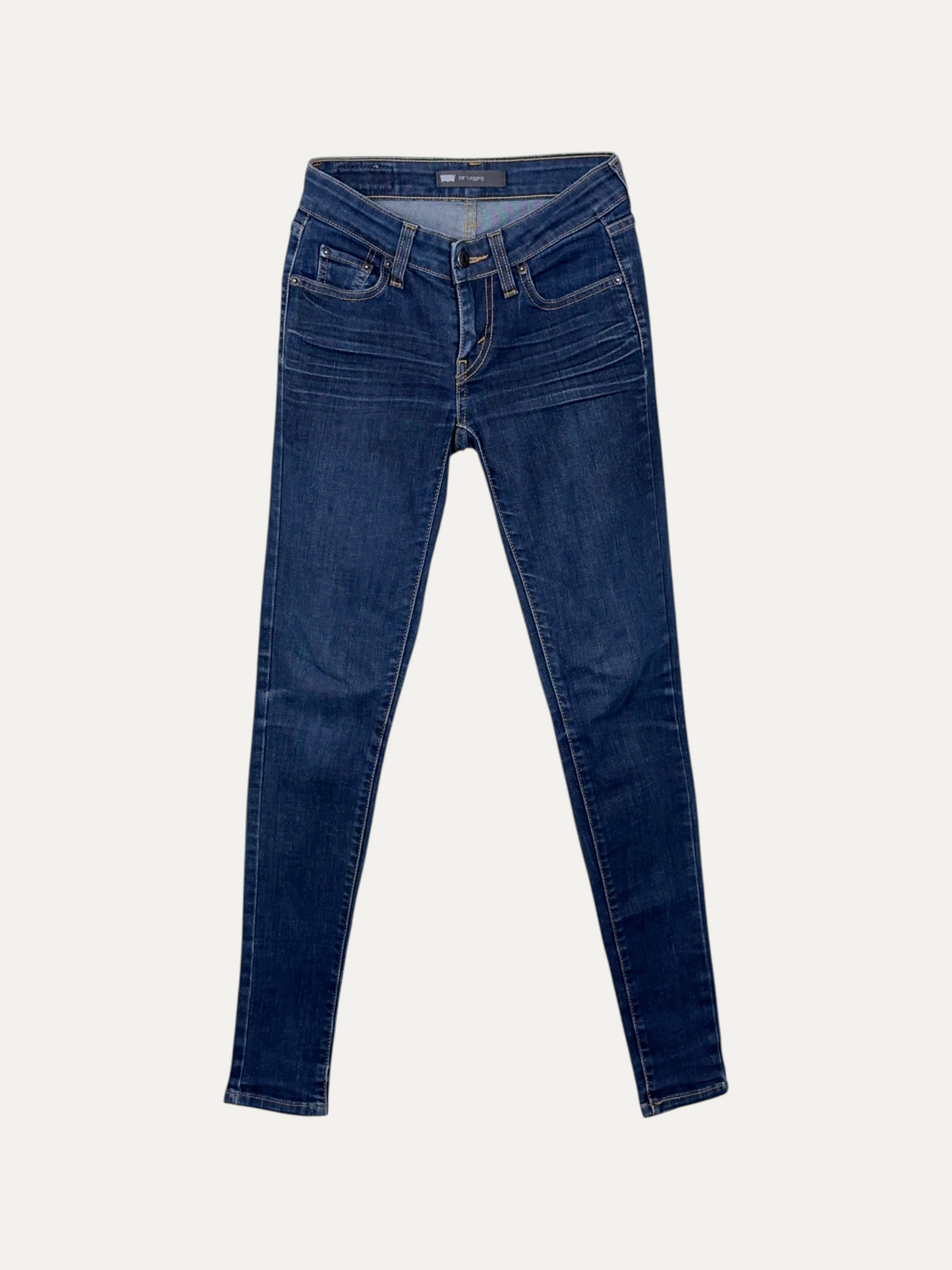 Vintage Levi's 535 Skinny Jeans in blue, women's, size W24 L30 – second-hand