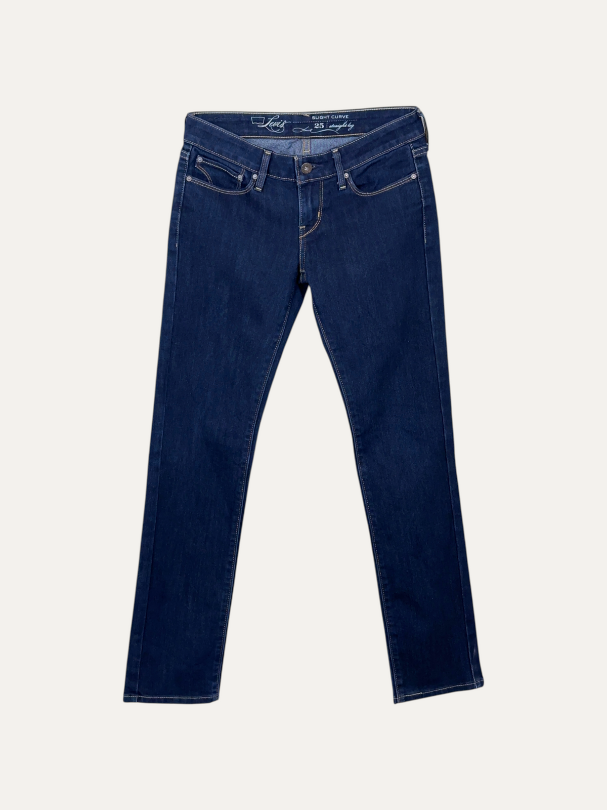 Vintage Levi's Straight Leg Straight Jeans in blue, women's, size W25 L30 – second-hand
