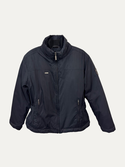 Vintage Columbia Jacket in black, unisex, size L – second-hand