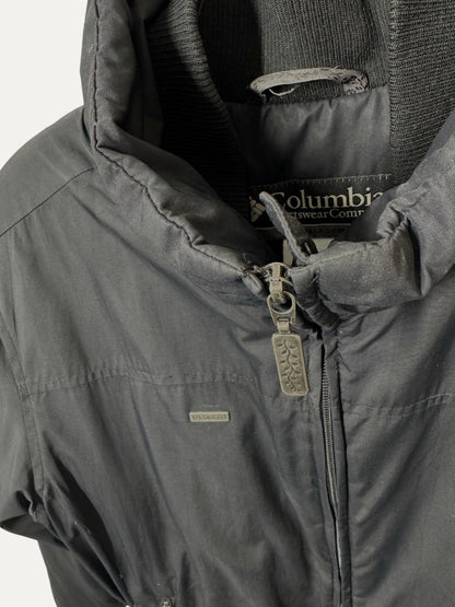 Vintage Columbia Jacket in black, unisex, size L – second-hand