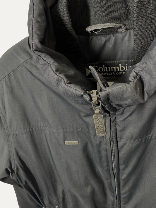 Vintage Columbia Jacket in black, unisex, size L – second-hand
