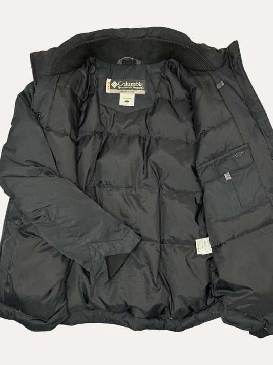 Vintage Columbia Jacket in black, unisex, size L – second-hand