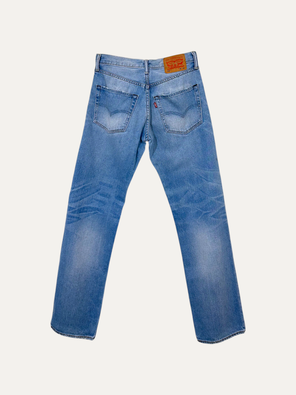 Vintage Levi's 502 Straight Jeans in blue, unisex, size W30 L32 – second-hand