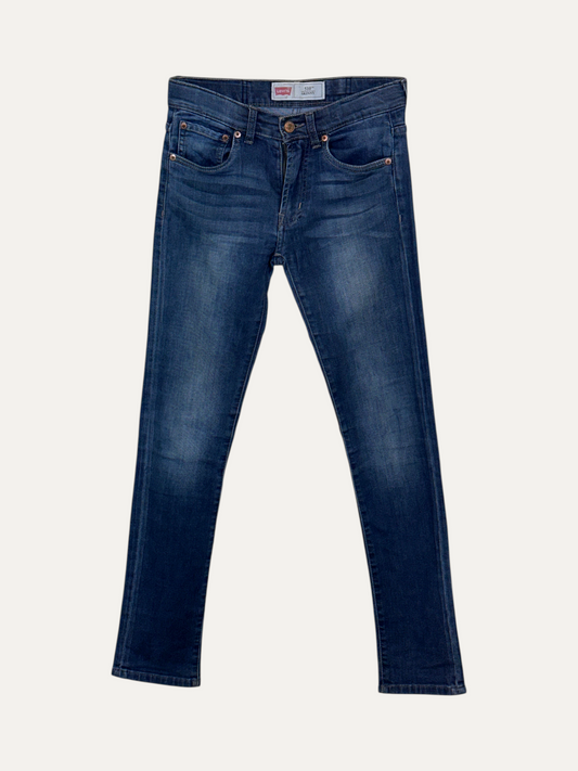 Vintage Levi's 510 Skinny Jeans in blue, men's, size W12 – second-hand