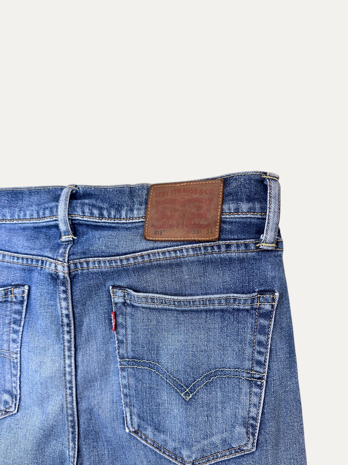 Vintage Levi's 519 Skinny Jeans in blue, men's, size W33 L34 – second-hand