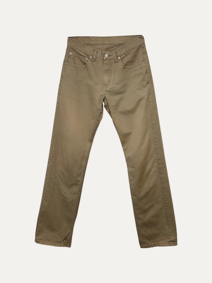 Vintage Levi's 752 Slim Jeans in beige, men's, size W31 L34 – second-hand