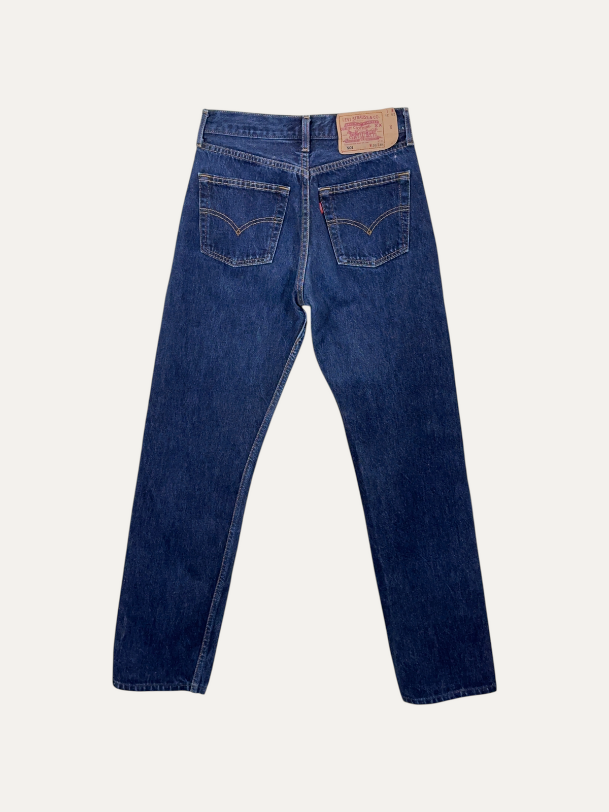 Vintage Levi's 501 Straight Jeans in blue, unisex, size W28 L34 – second-hand