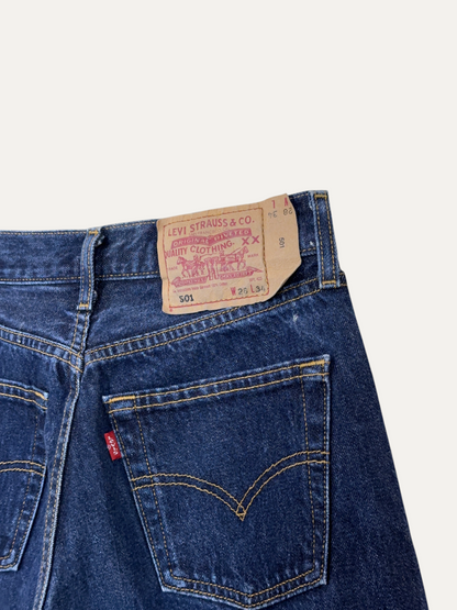 Vintage Levi's 501 Straight Jeans in blue, unisex, size W28 L34 – second-hand