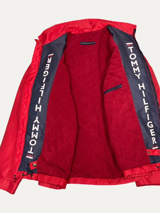 Vintage Tommy Hilfiger Jacket in red, men's, size M – second-hand