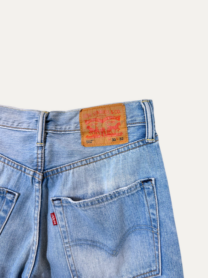 Vintage Levi's 502 Straight Jeans in blue, unisex, size W30 L32 – second-hand
