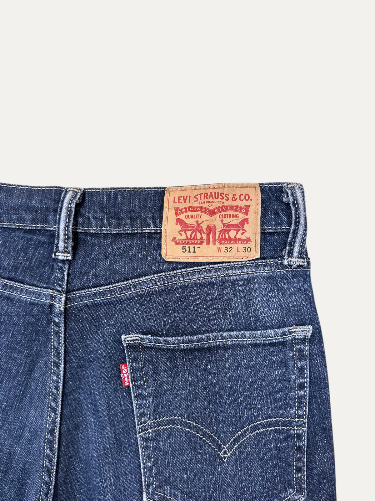 Vintage Levi's 511 Slim Jeans in blue, men's, size W32 L30 – second-hand