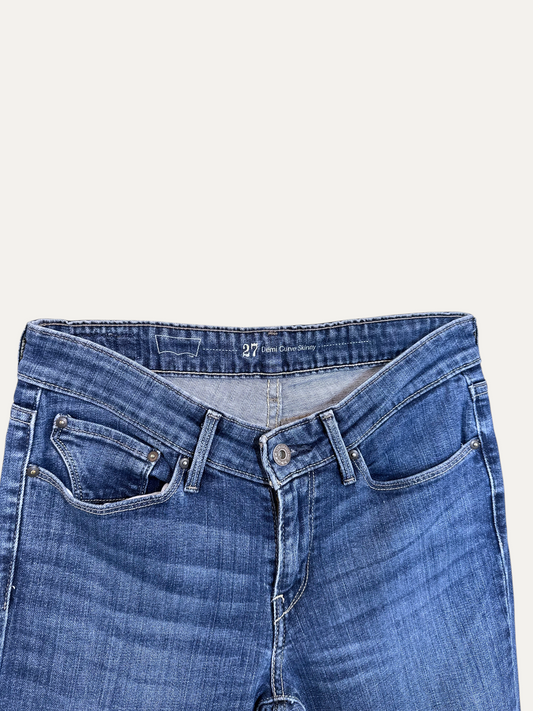 Vintage Levi's Skinny Jeans in blue, women's, size W27 L32 – second-hand