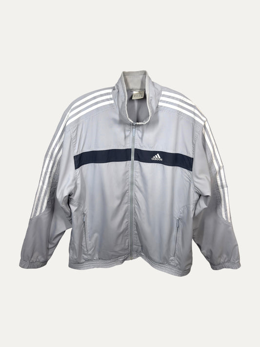 Vintage Adidas Jacket in grey, men's, size S – second-hand