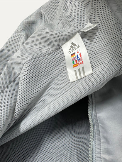 Vintage Adidas Jacket in grey, men's, size S – second-hand