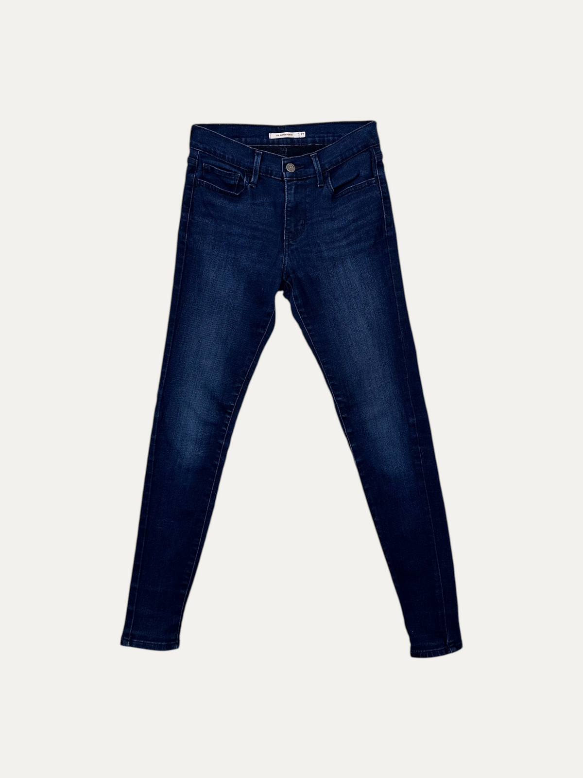 Vintage Levi's 710 Skinny Jeans in blue, women's, size W27 L30 – second-hand
